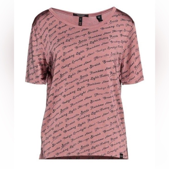 SCOTCH & Soda💜Pink Graphic Short Sleeve T-Shirt Size XS - Picture 3 of 13